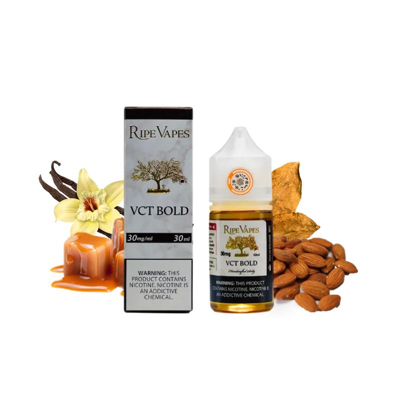 سالت رایپ ویپ | Ripe Vapes Salt Nic تنباکو وانیل کارامل تنیاکو بادام VCT