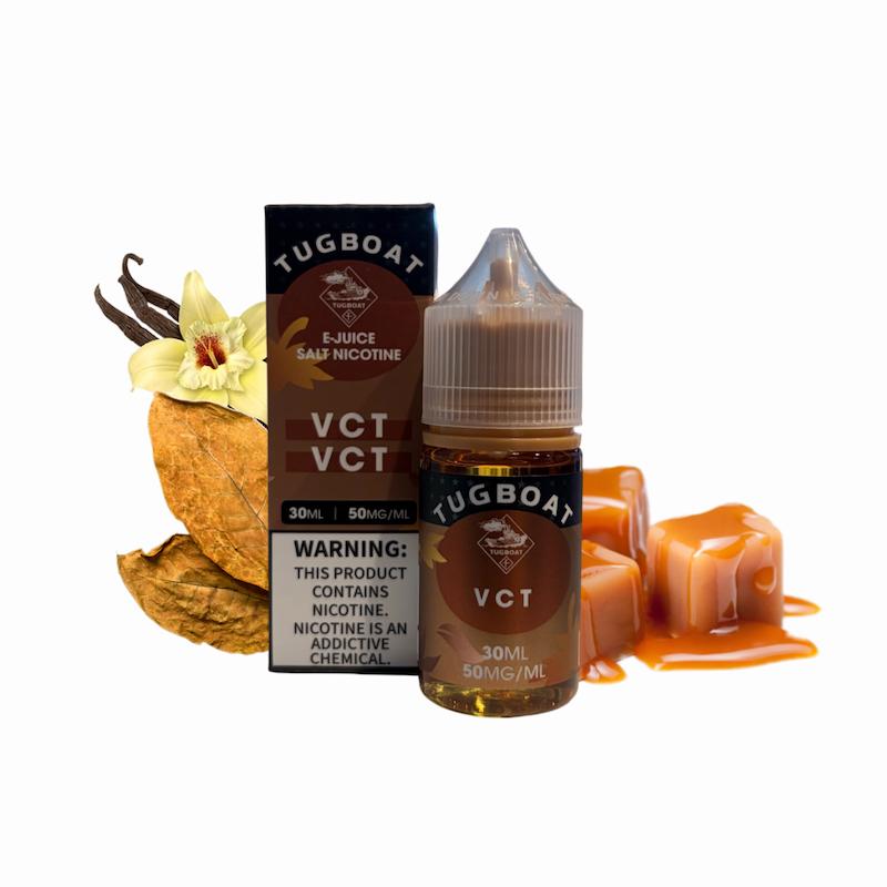 سالت تاگ بوت 30 میل | Tugboat Salt Nicotine 30ml وانیل کارامل تنباکو نیکوتین 50