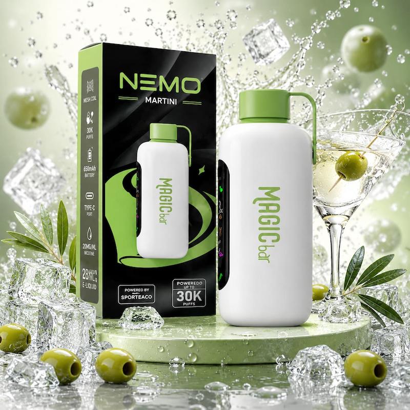 پاد یک بار مصرف نمو مجیک بار 30000 پاف نیکوتین 50 طعم مارتینی | NEMO Magic Bar Martini