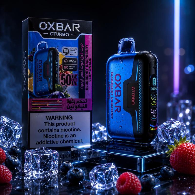 پاد یکبارمصرف اکسبار GTurbo 50000 بلوبری تمشک لیموناد