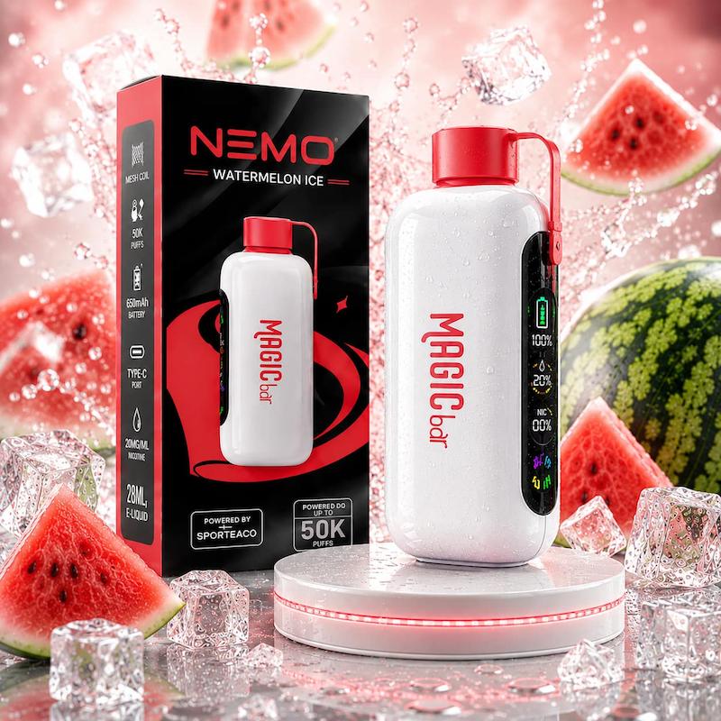 یکبار مصرف هندوانه یخ 30000 پک نیکوتین 20 Nemo | خرید Nemo 30000 Puff Disposable Pod 20mg