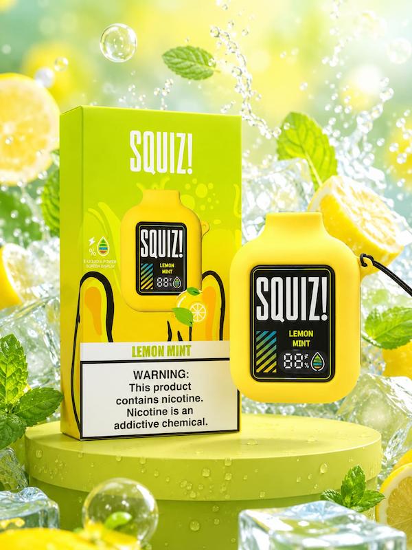 پاد یکبارمصرف اسکوئیز 25000 پاف طعم لیمو نعنا | Squiz 25000
