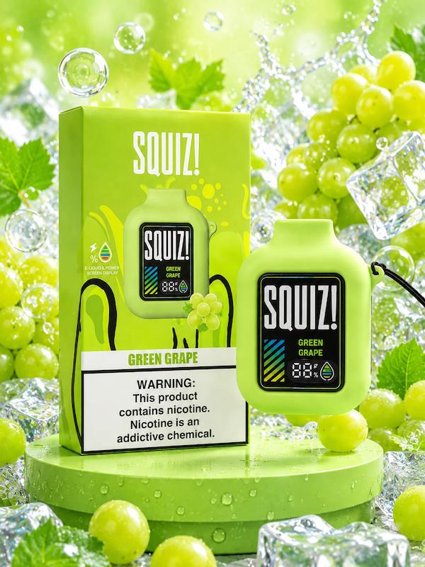 پاد یکبارمصرف اسکوئیز 25000 پاف طعم انگور شرابی | Squiz 25000