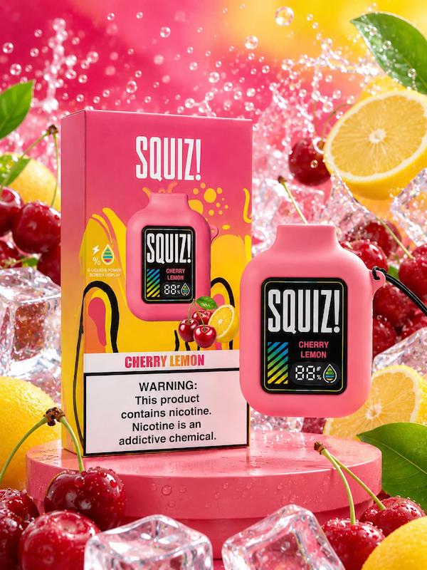 پاد یکبارمصرف اسکوئیز 25000 پاف طعم آلبالو لیمو | Squiz 25000