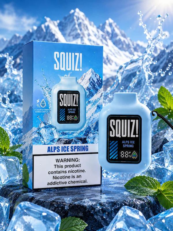 پاد یکبارمصرف اسکوئیز 25000 پاف طعم آب معدنی | Squiz 25000