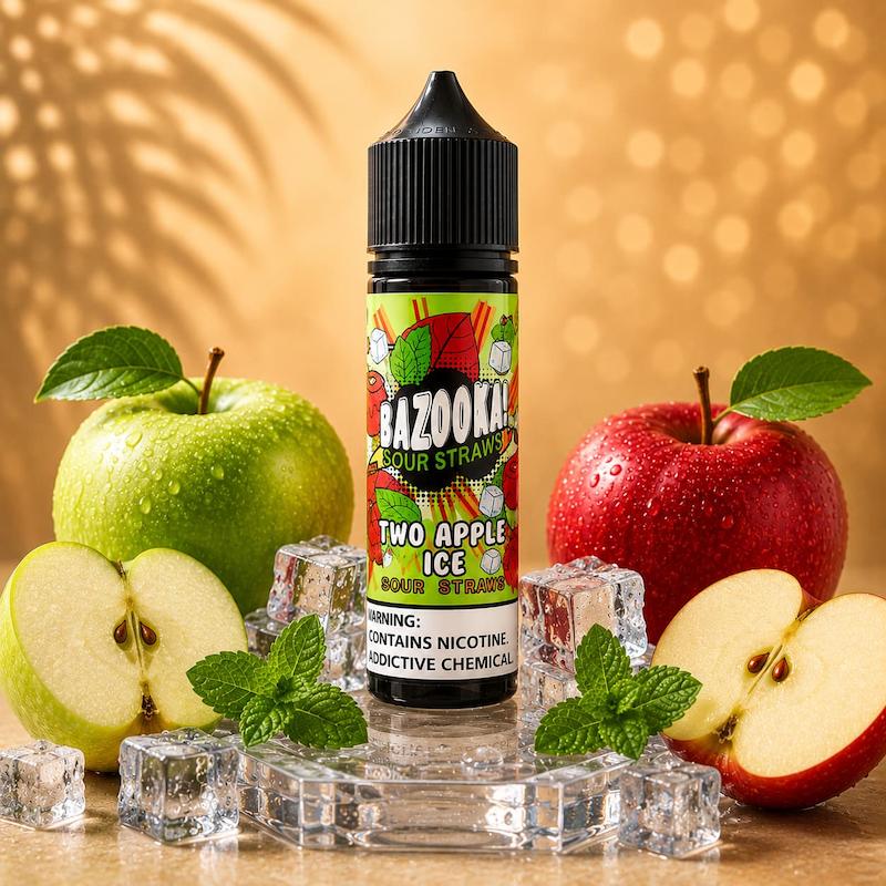 جویس بازوکا 60 میل نیکوتین 3 | Bazooka 60ml 3mg دوسیب یخ
