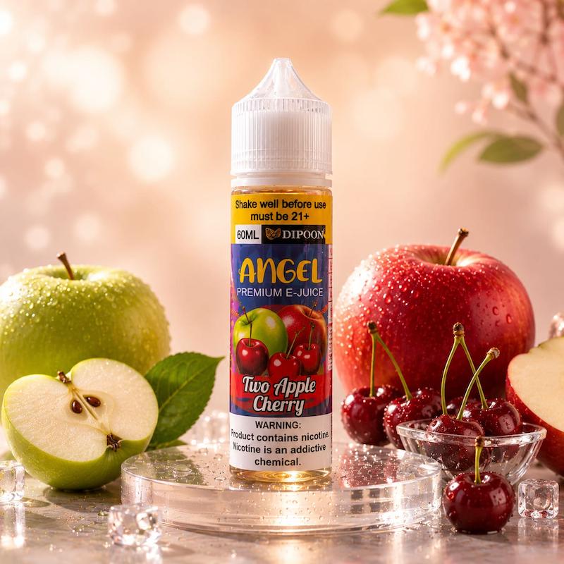 جویس قلیانی مای آنجل 60 میل | My Angel Shisha E-Liquid دوسیب آلبالو