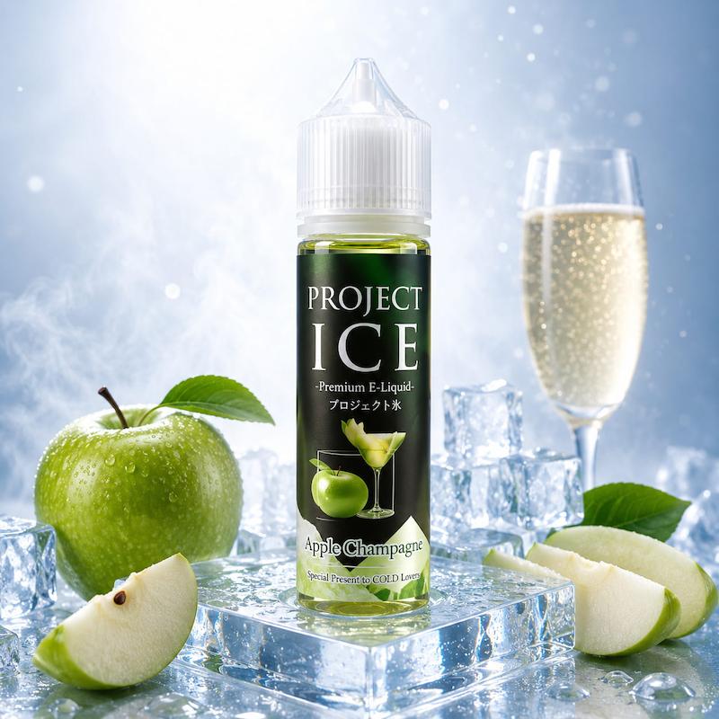 جویس سیب شامپاین 60 میل Project Ice نیکوتین 3 پروجکت آیس | PROJECT ICE 60ML NIC3