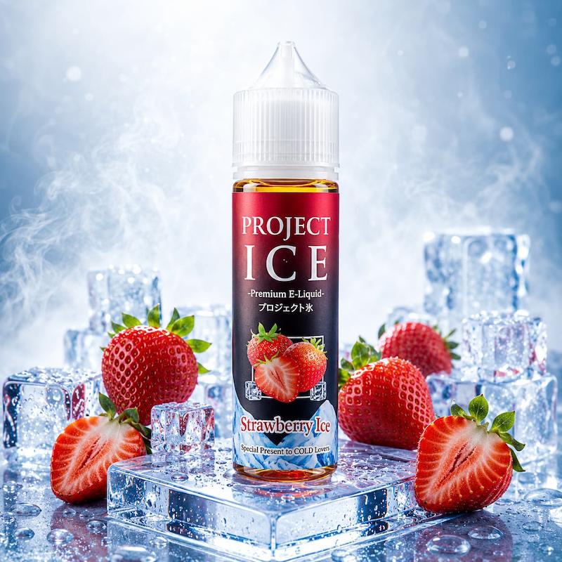 جویس توتفرنگی پاستیل یخ 60 میل Project Ice نیکوتین 3 پروجکت آیس | PROJECT ICE 60ML NIC3