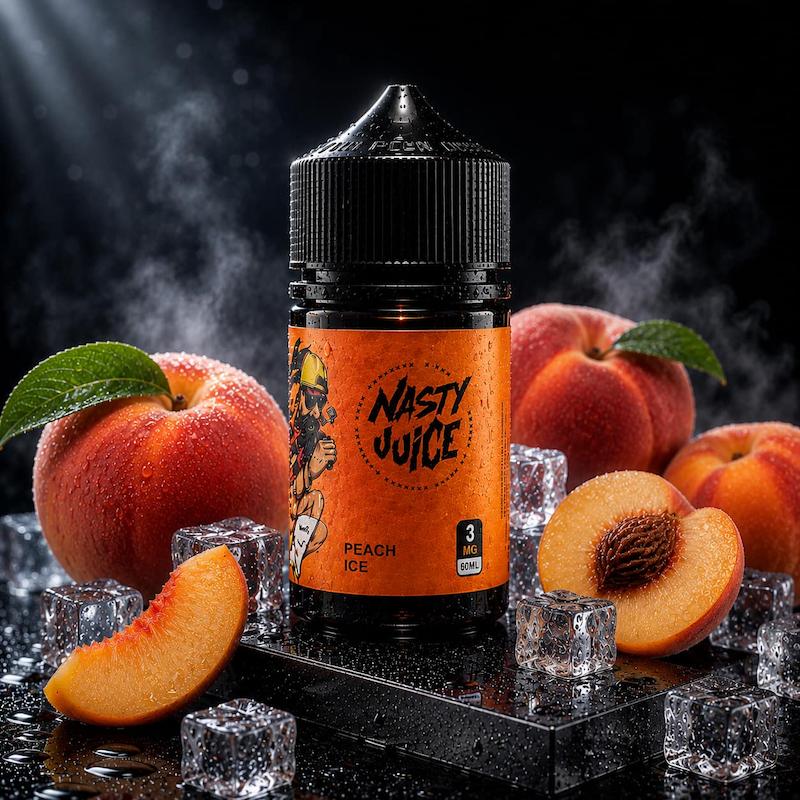 جویس نستی 60 میل نیکوتین 3 | Nasty Juice 60ml Nic 3 هلو یخ