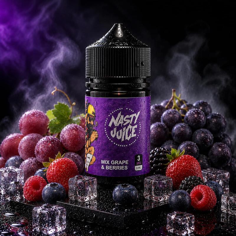 جویس نستی 60 میل نیکوتین 3 | Nasty Juice 60ml Nic 3 انگور شرابی