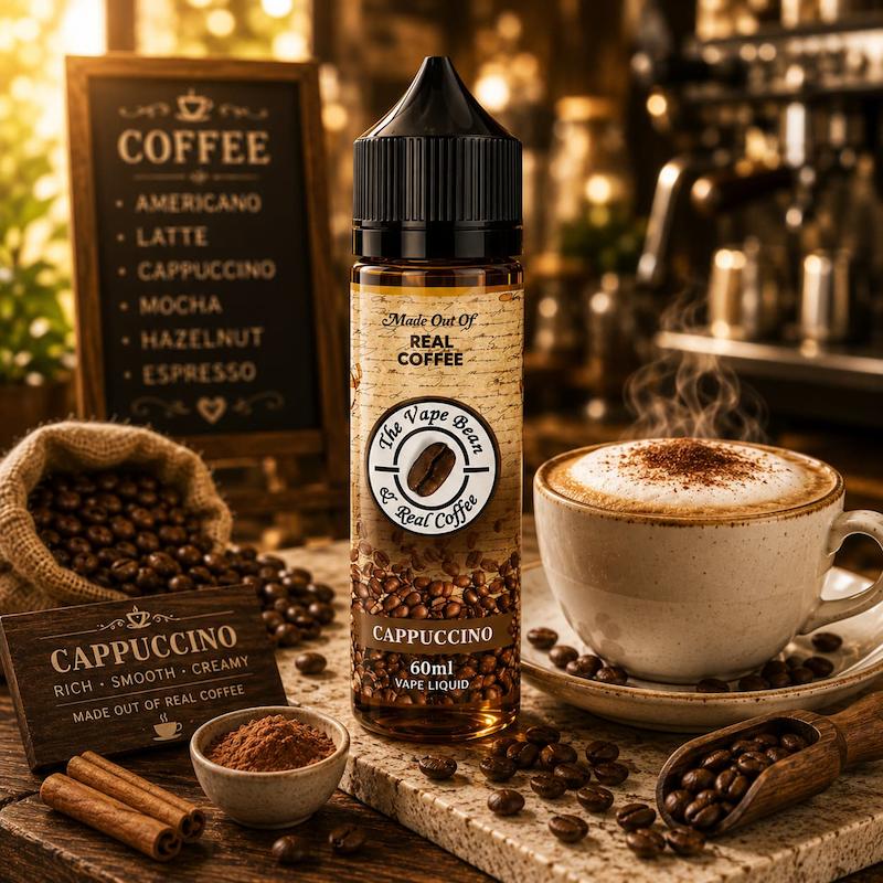جویس 60ml نیکوتین 3 برند The Vape Beans طعم قهوه کاپوچینو