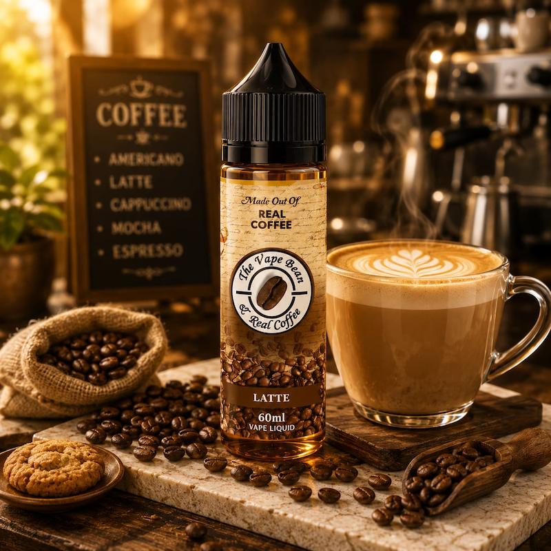 جویس 60ml نیکوتین 3 برند The Vape Beans طعم قهوه شیر قهوه ( لته )