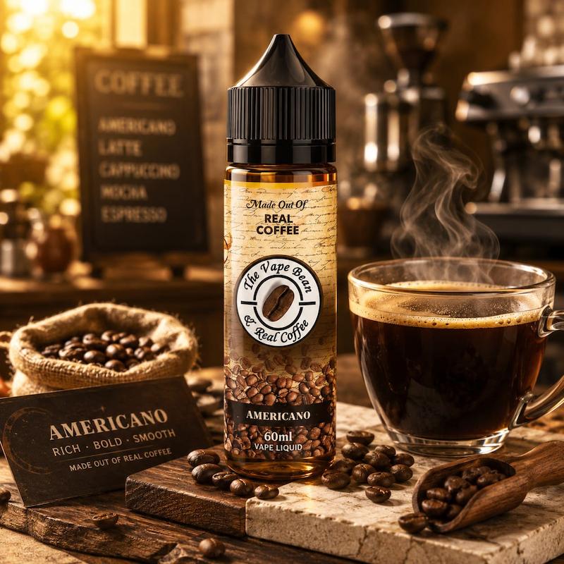 جویس 60ml نیکوتین 3 برند The Vape Beans طعم قهوه آمریکانو