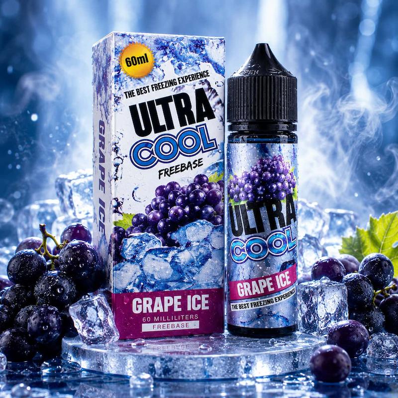 جویس التراکول 60 میل | Ultra Cool E-Liquid 60ml انگور یخ