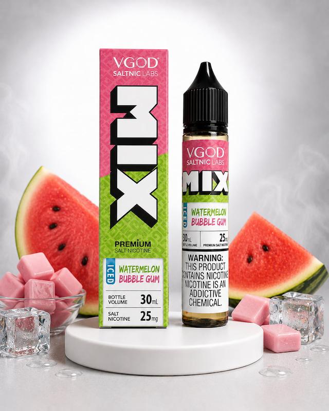 سالت ویگاد | VGOD Salt Nicotine میکس هندوانه آدامس بادکنکی