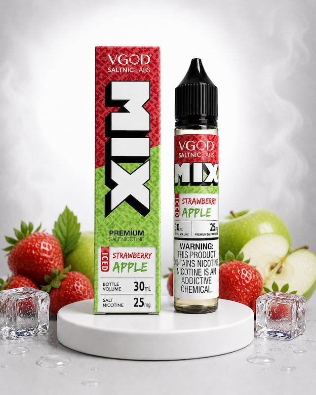 سالت ویگاد | VGOD Salt Nicotine میکس توتفرنگی سیب یخ