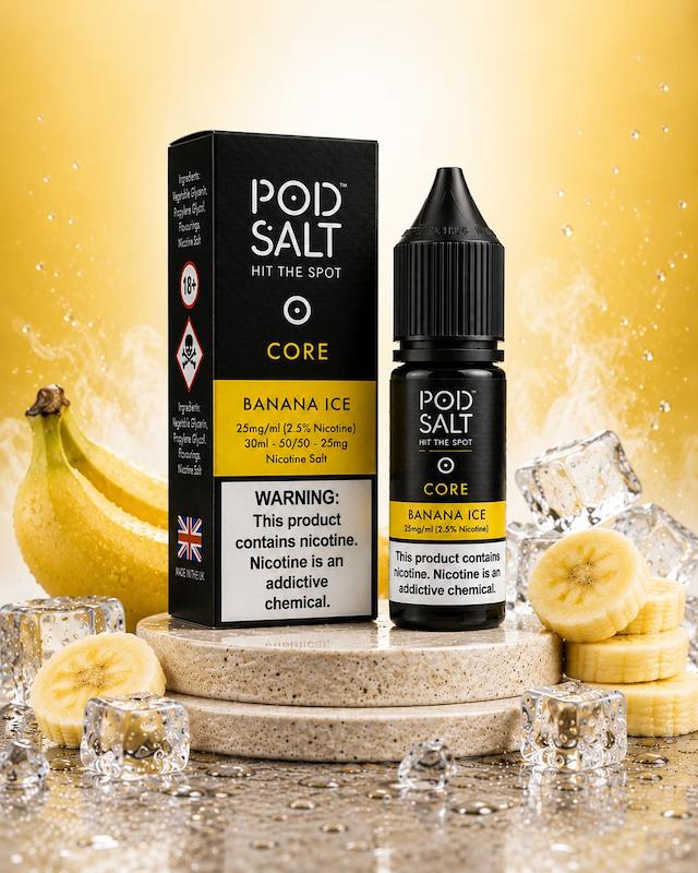 سالت نیکوتین Pod Salt موز یخ