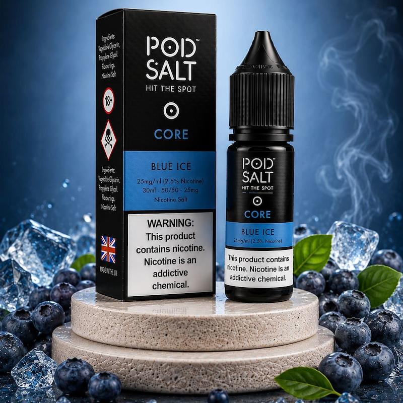 سالت نیکوتین پادسالت | Pod Salt Nicotine Salt بلوبری یخ