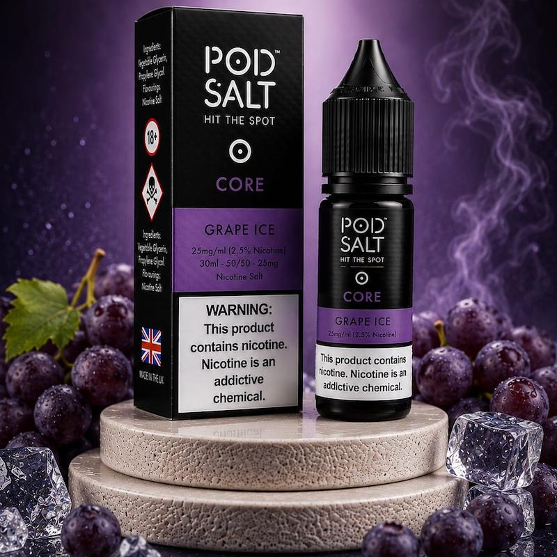 سالت نیکوتین پادسالت | Pod Salt Nicotine Salt انگور یخ