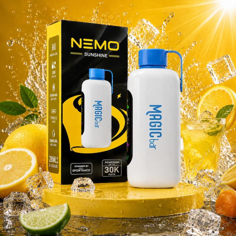 پاد یک بار مصرف نمو مجیک بار 30000 پاف نیکوتین 50 طعم پرتقال لیمو | NEMO Magic Bar Cosmo