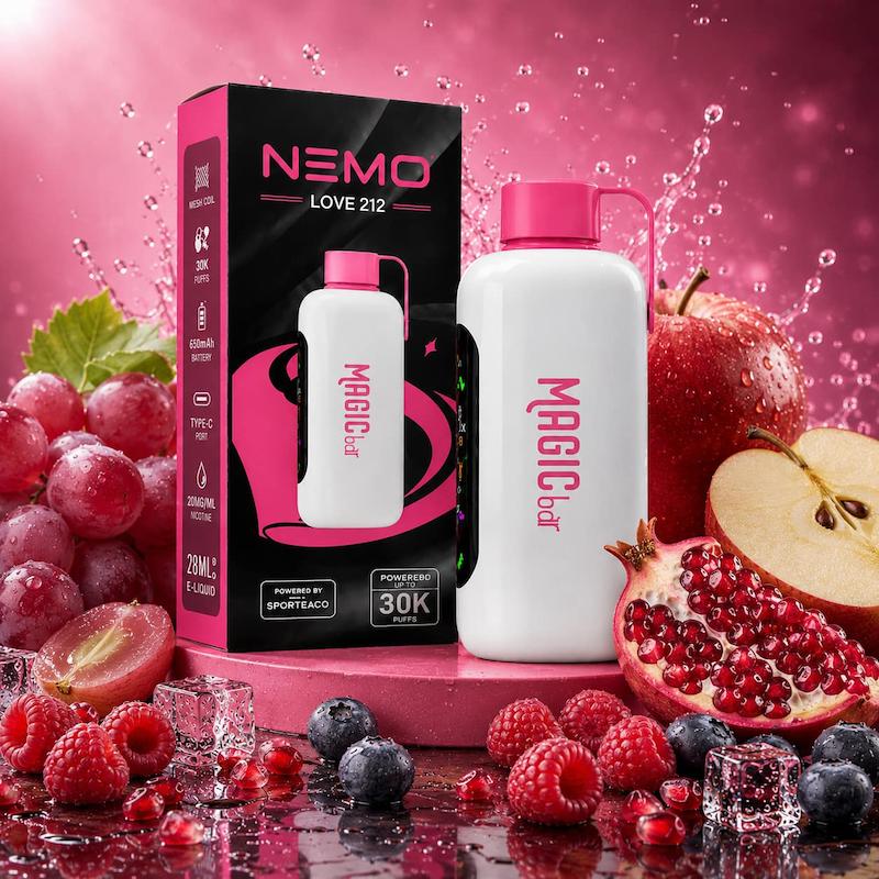 پاد یک بار مصرف نمو مجیک بار 30000 پاف نیکوتین 50 طعم لاو | NEMO Magic Bar Cosmo