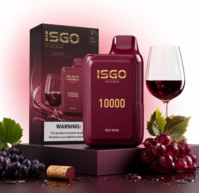 پاد یکبارمصرف ایزگو 10000 طعم شراب | ISGO 10000