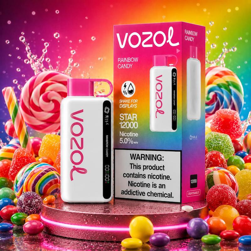 پاد یکبار مصرف 12000 پاف وزول استار | Vozol Star 12000 Puffs میکس آبنبات