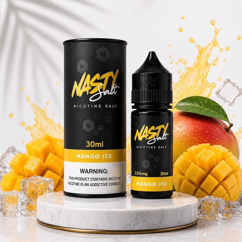 سالت نستی | Nasty Salt Nicotine E-Liquid انبه یخ