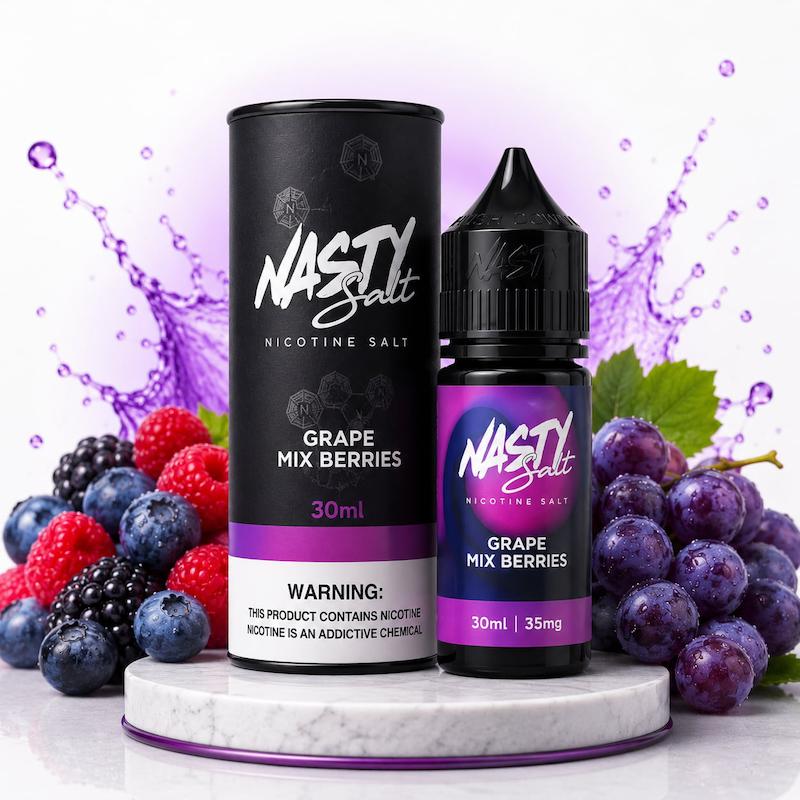 سالت نستی | Nasty Salt Nicotine E-Liquid میکس تمشک (بری)