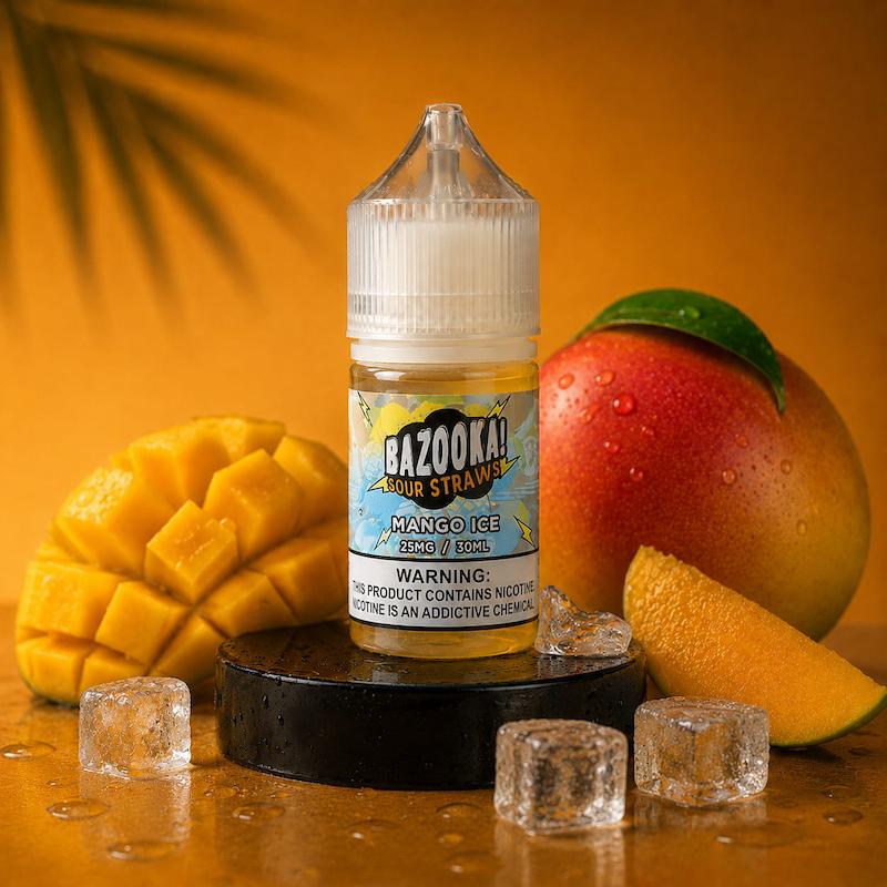 سالت نیکوتین بازوکا | Bazooka Nicotine Salt انبه پاستیل یخ
