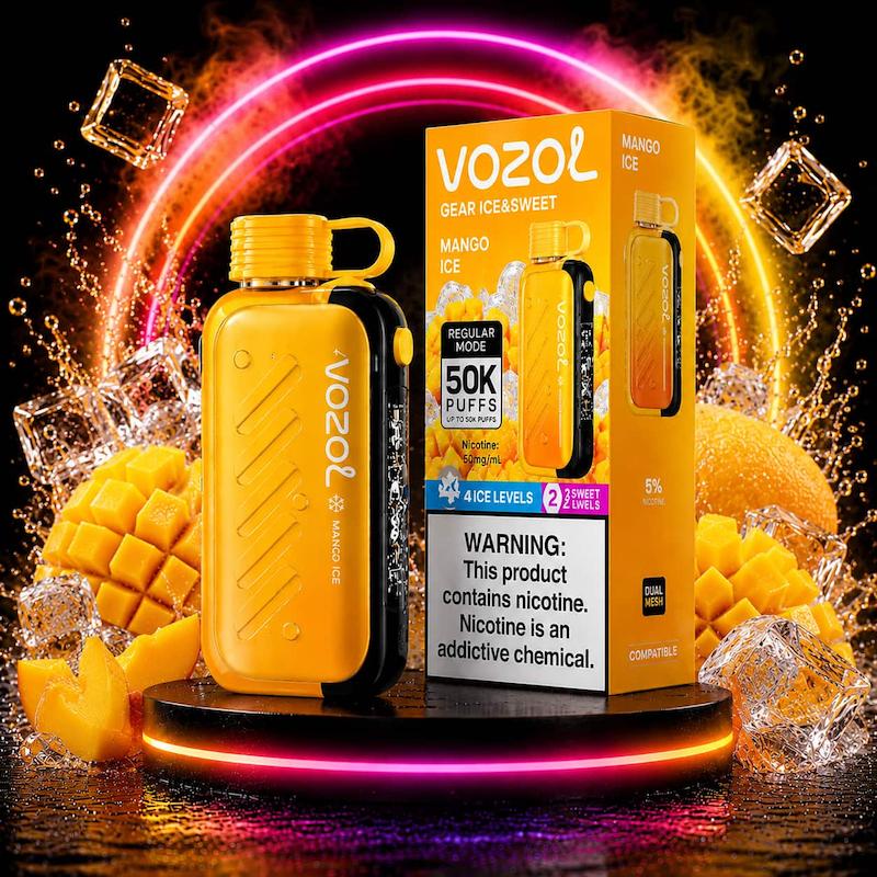 پاد یکبارمصرف 50000 پاف وزول | Vozol Gear Ice&Sweet 50000 Puffs انبه یخ