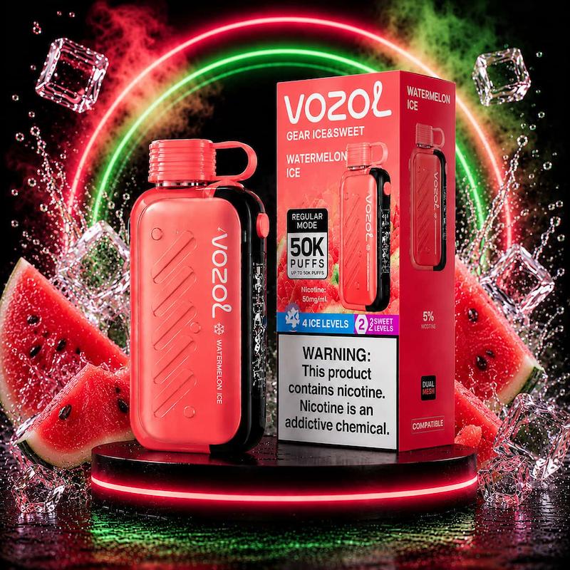 پاد یکبارمصرف 50000 پاف وزول | Vozol Gear Ice&Sweet 50000 Puffs هندونه یخ