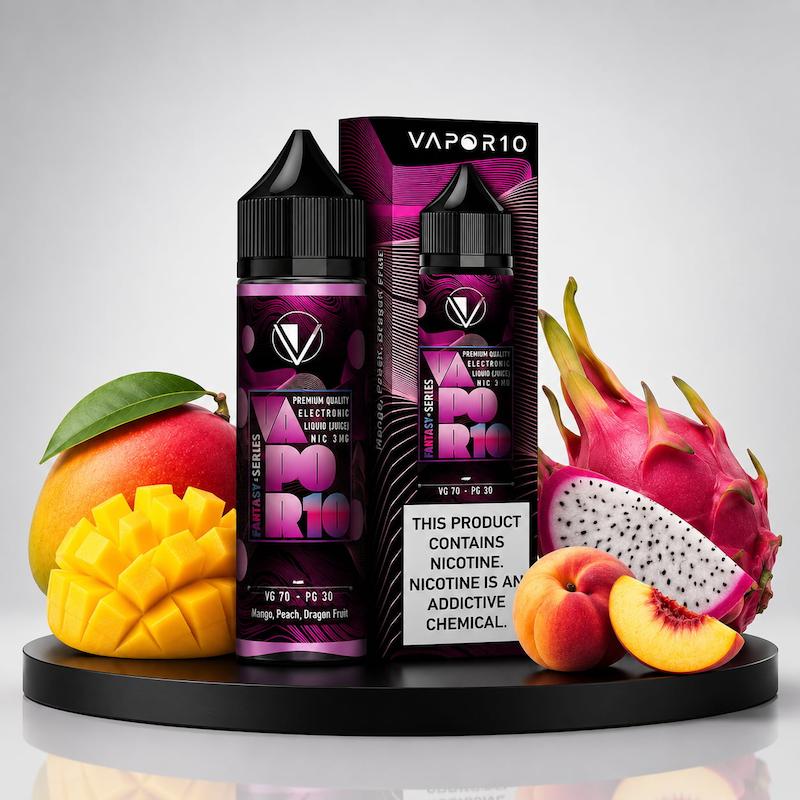 جویس 60 میل ویپرتن Vapor10 نیکوتین 3 انبه هلو دراگون فروت 