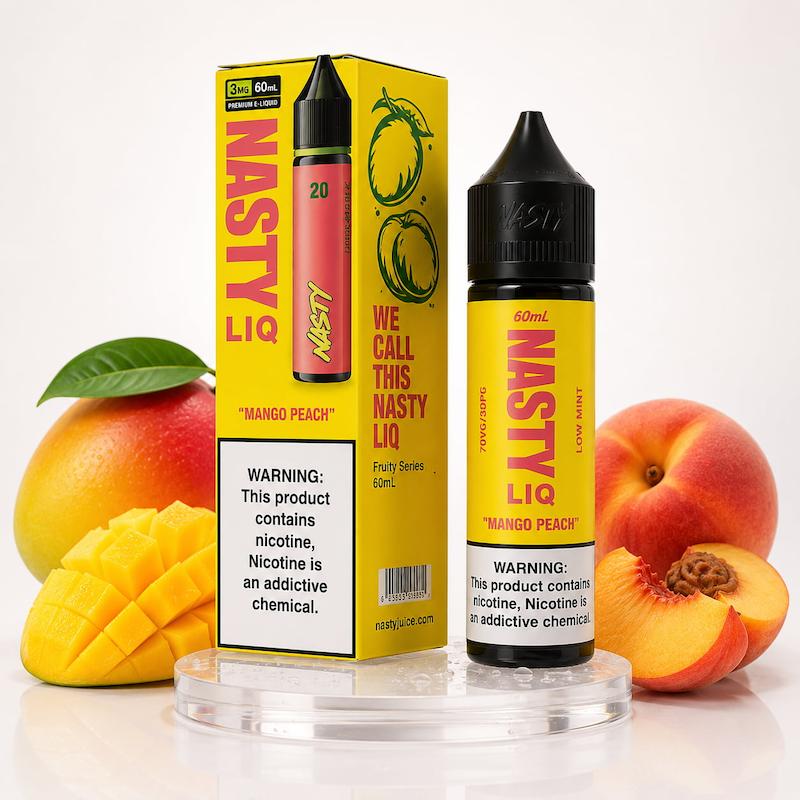 جویس نستی 60 میل نیکوتین 3 | Nasty Juice 60ml Nic 3 انبه هلو