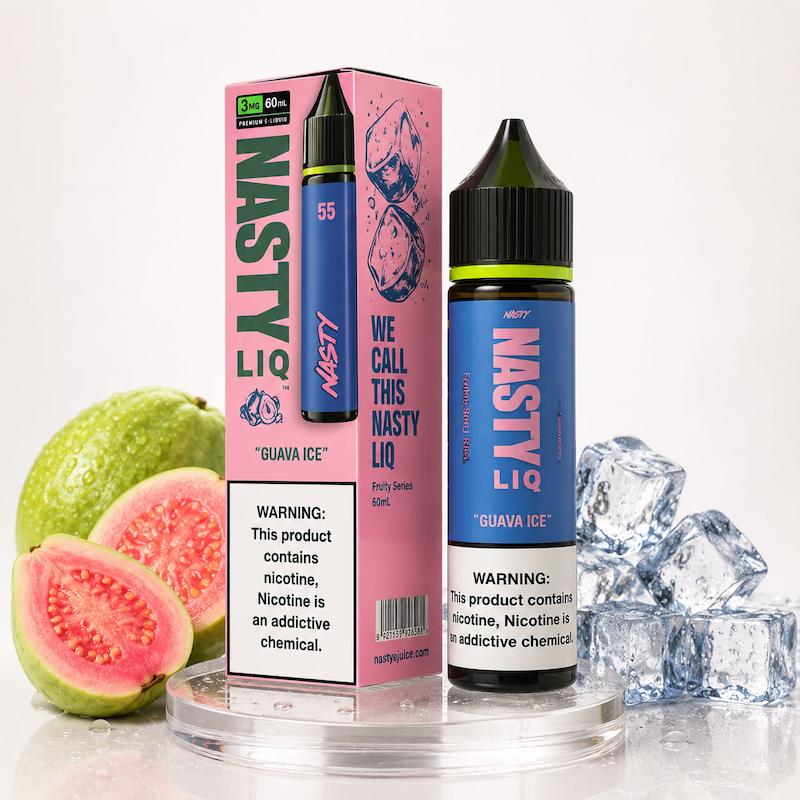 جویس نستی 60 میل نیکوتین 3 | Nasty Juice 60ml Nic 3 گوآوا یخ