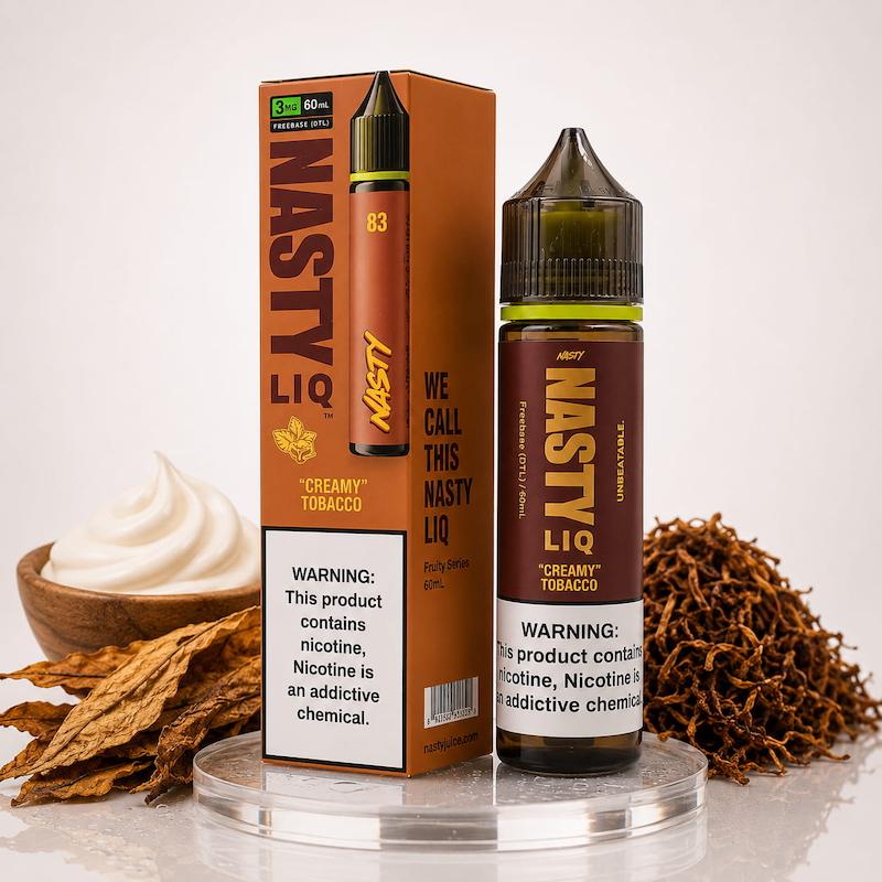 جویس نستی 60 میل نیکوتین 3 | Nasty Juice 60ml Nic 3 تنباکو خامه