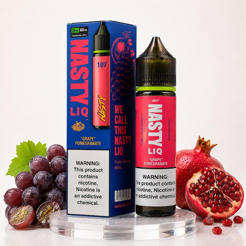 جویس نستی 60 میل نیکوتین 3 | Nasty Juice 60ml Nic 3 انار انگور