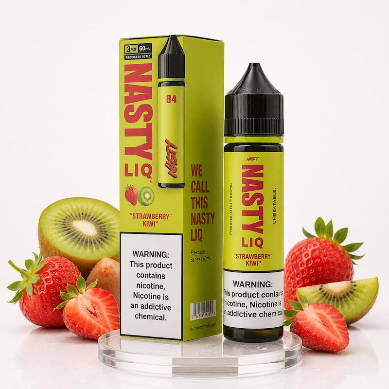 جویس نستی 60 میل نیکوتین 3 | Nasty Juice 60ml Nic 3 کیوی توتفرنگی