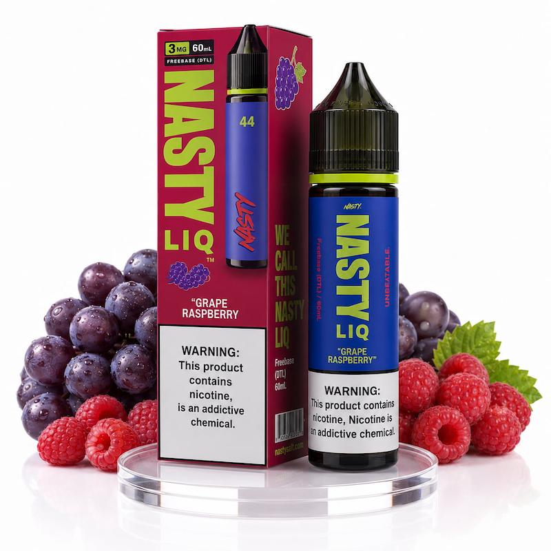 جویس نستی 60 میل نیکوتین 3 | Nasty Juice 60ml Nic 3 انگور تمشک