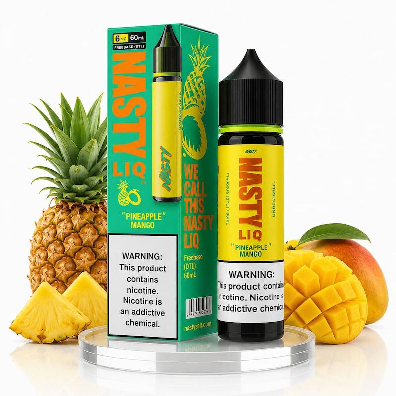 جویس نستی 60 میل نیکوتین 3 | Nasty Juice 60ml Nic 3 آناناس انبه