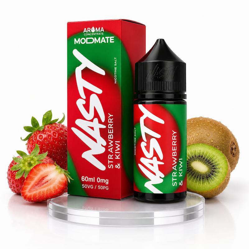 جویس نستی 60 میل نیکوتین 3 | Nasty Juice 60ml Nic 3 کیوی توتفرنگی