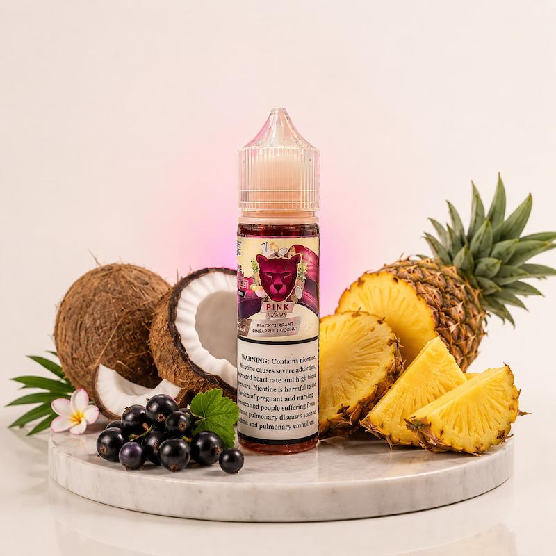 جویس دکتر ویپ 50 میل نیکوتین 3 | Dr.Vape E-Liquid پیناکولادا ( نارگیل ، آناناس ، تمشک )