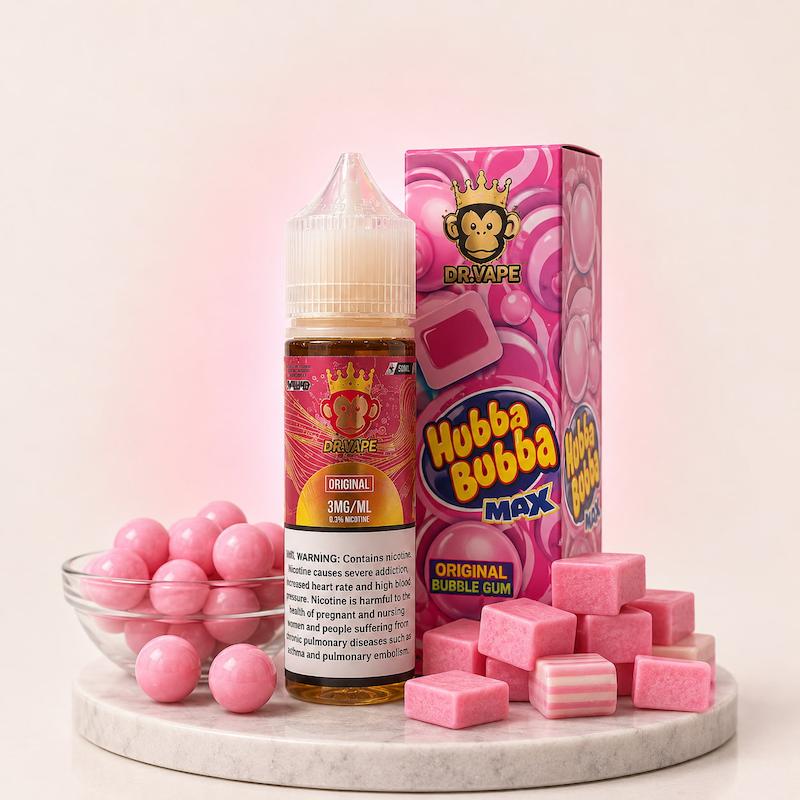 جویس دکتر ویپ 50 میل نیکوتین 3 | Dr.Vape E-Liquid آدامس بادکنکی