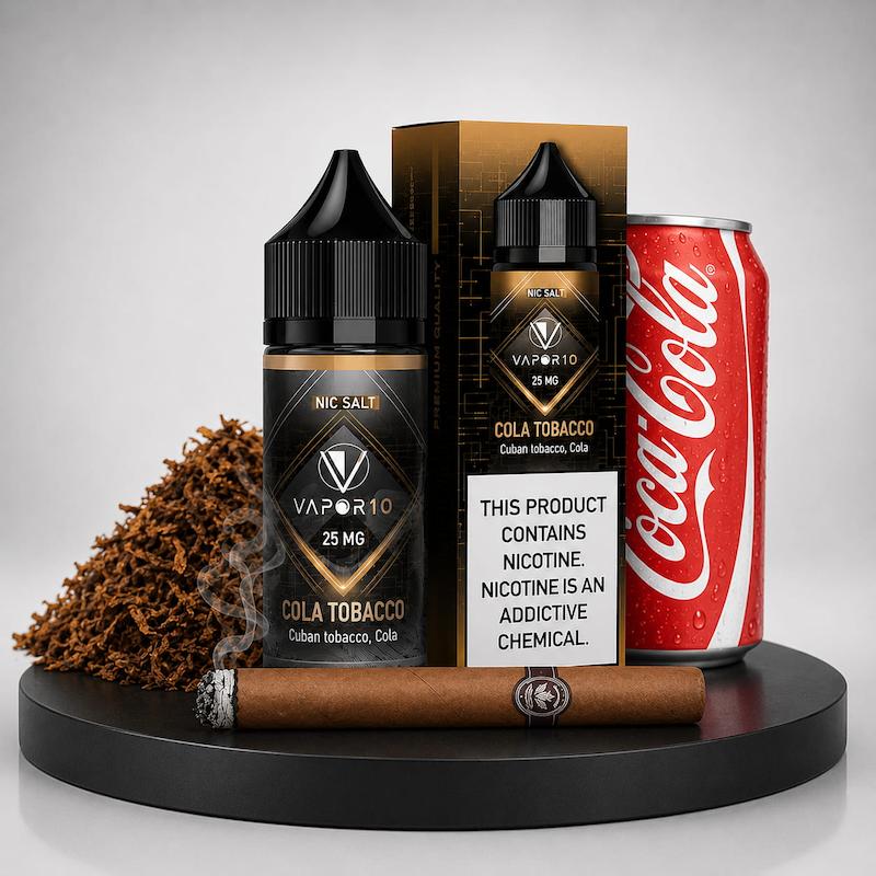 سالت 30 میل ویپرتن Vapor10 نیکوتین 25 تنباکو نوشابه