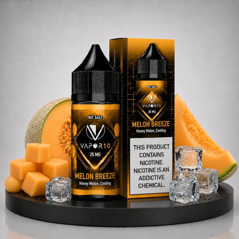 سالت 30 میل ویپرتن Vapor10 نیکوتین 25 طالبی یخ