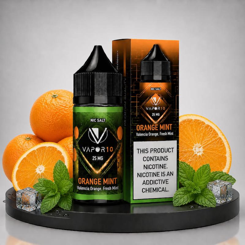 سالت 30 میل ویپرتن Vapor10 نیکوتین 25 پرتقال نعنا