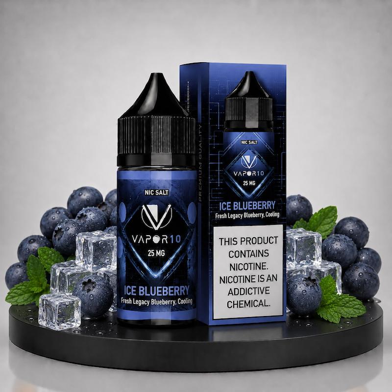 سالت 30 میل ویپرتن Vapor10 نیکوتین 25 بلوبری یخ