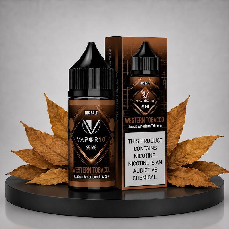 سالت 30 میل ویپرتن Vapor10 نیکوتین 25 تنباکو خشک
