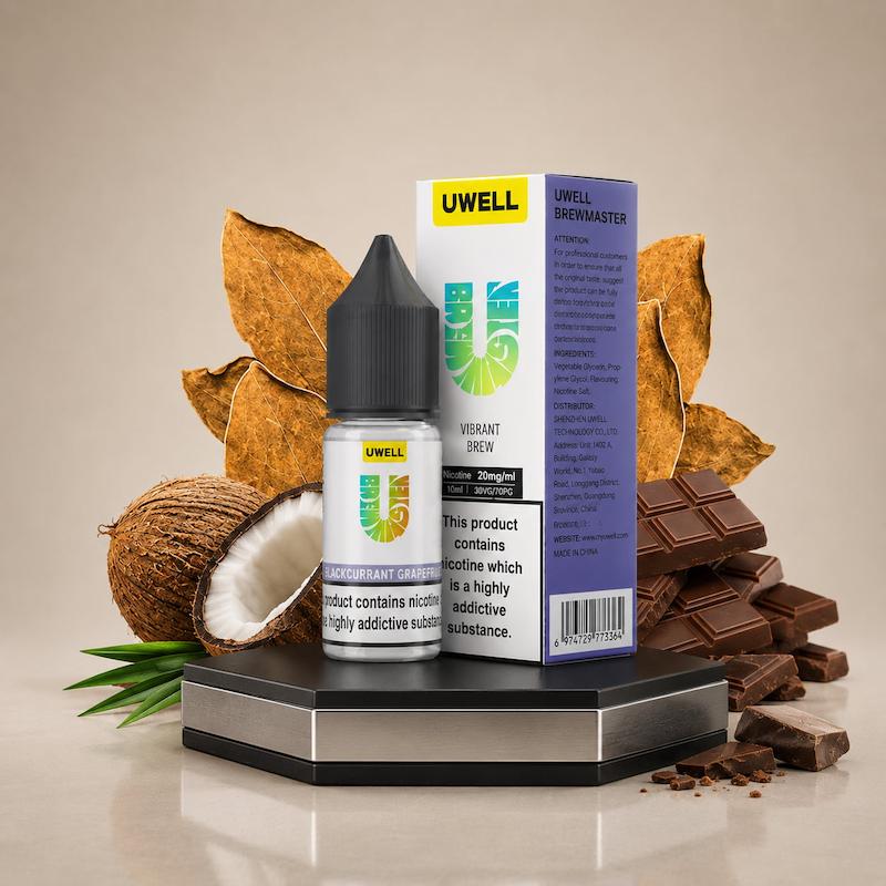 سالت 10 میل یوول نیکوتین 50 | Uwell Salt 10ml 50mg تنباکو شکلات نارگیل